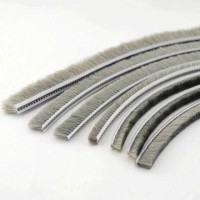 TaXuan white sealing strip wool pile weather strip for windows and doors