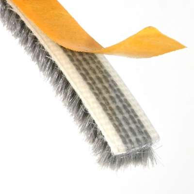 Self Adhesive Door Brush Seal Wool Pile Felt Weather Strip